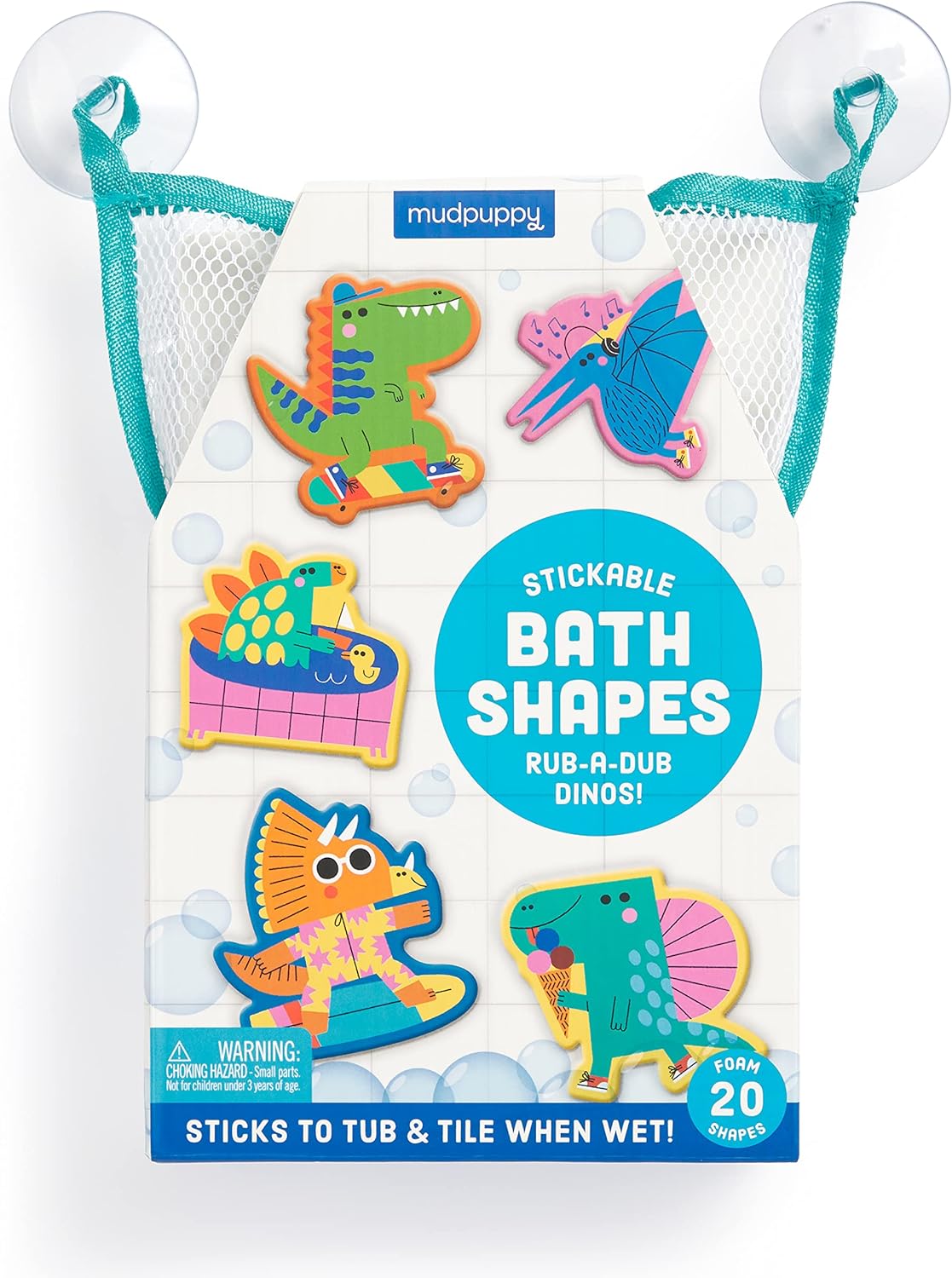 Bath Stickers - Rub-A-Dub Dinos!