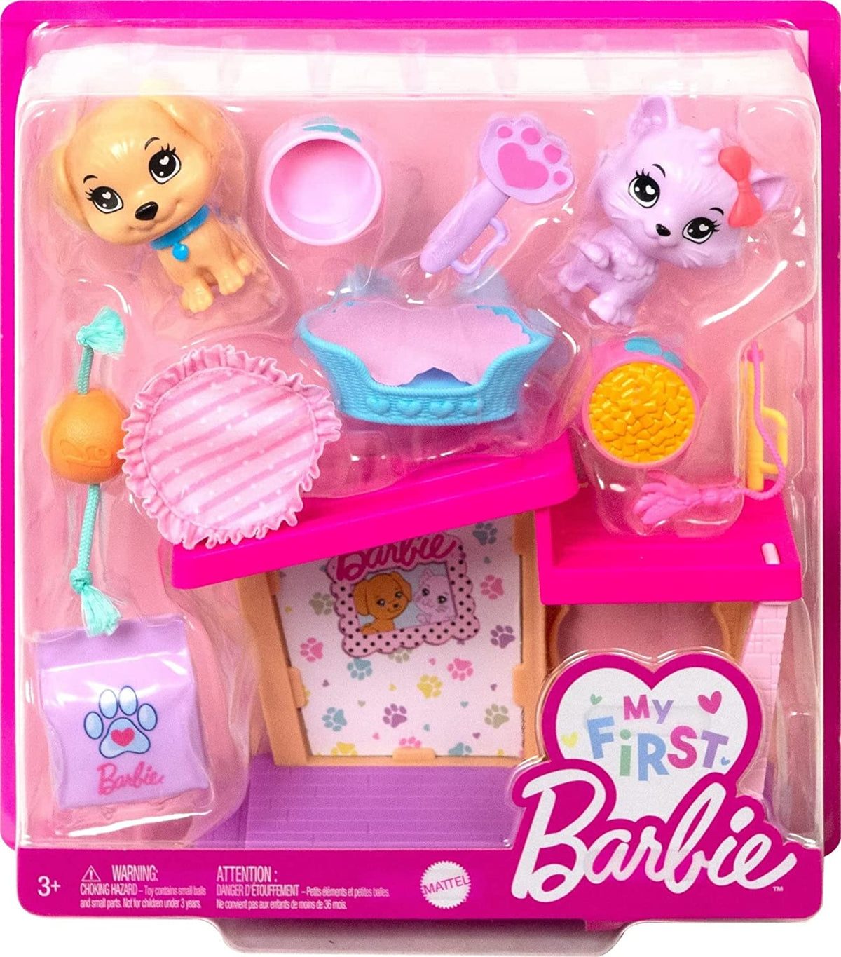 My First Barbie Pet and Accessories - Cat/Dog