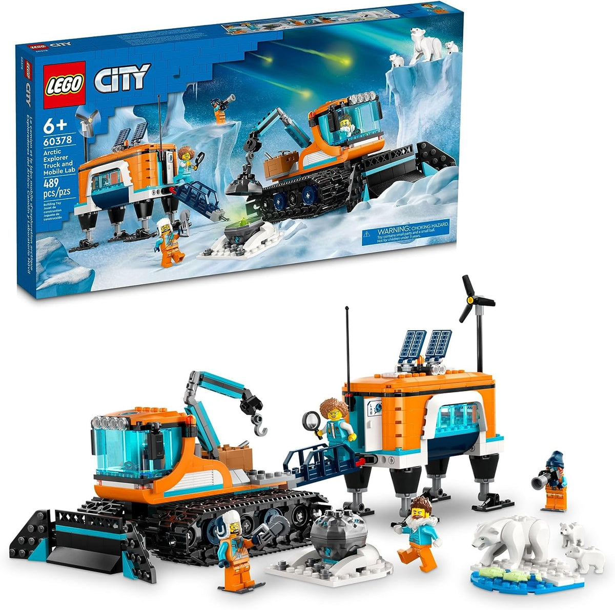 CITY 60378: Arctic Explorer Truck &amp; Mobile Lab