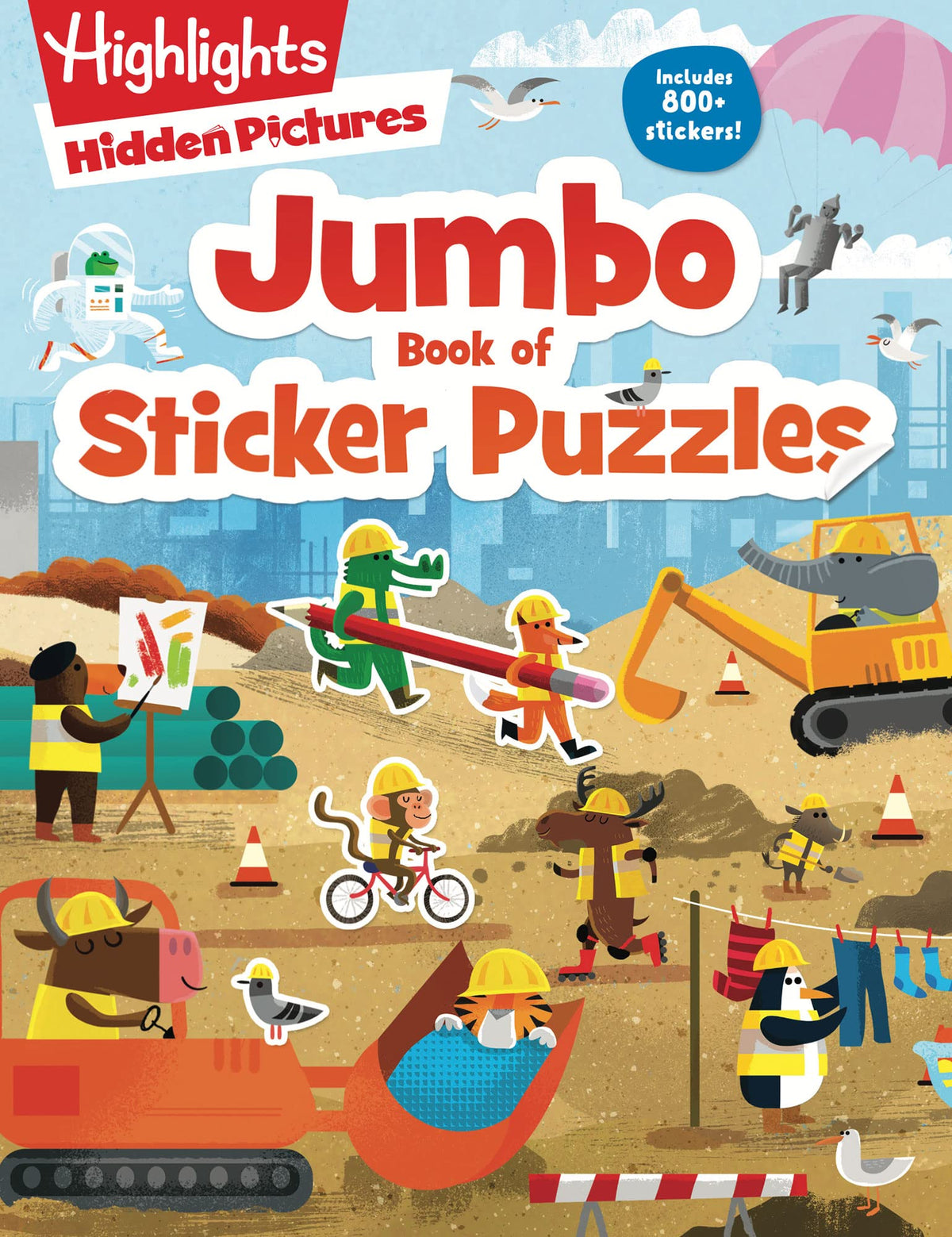 Highlights Jumbo Book of Sticker Puzzles