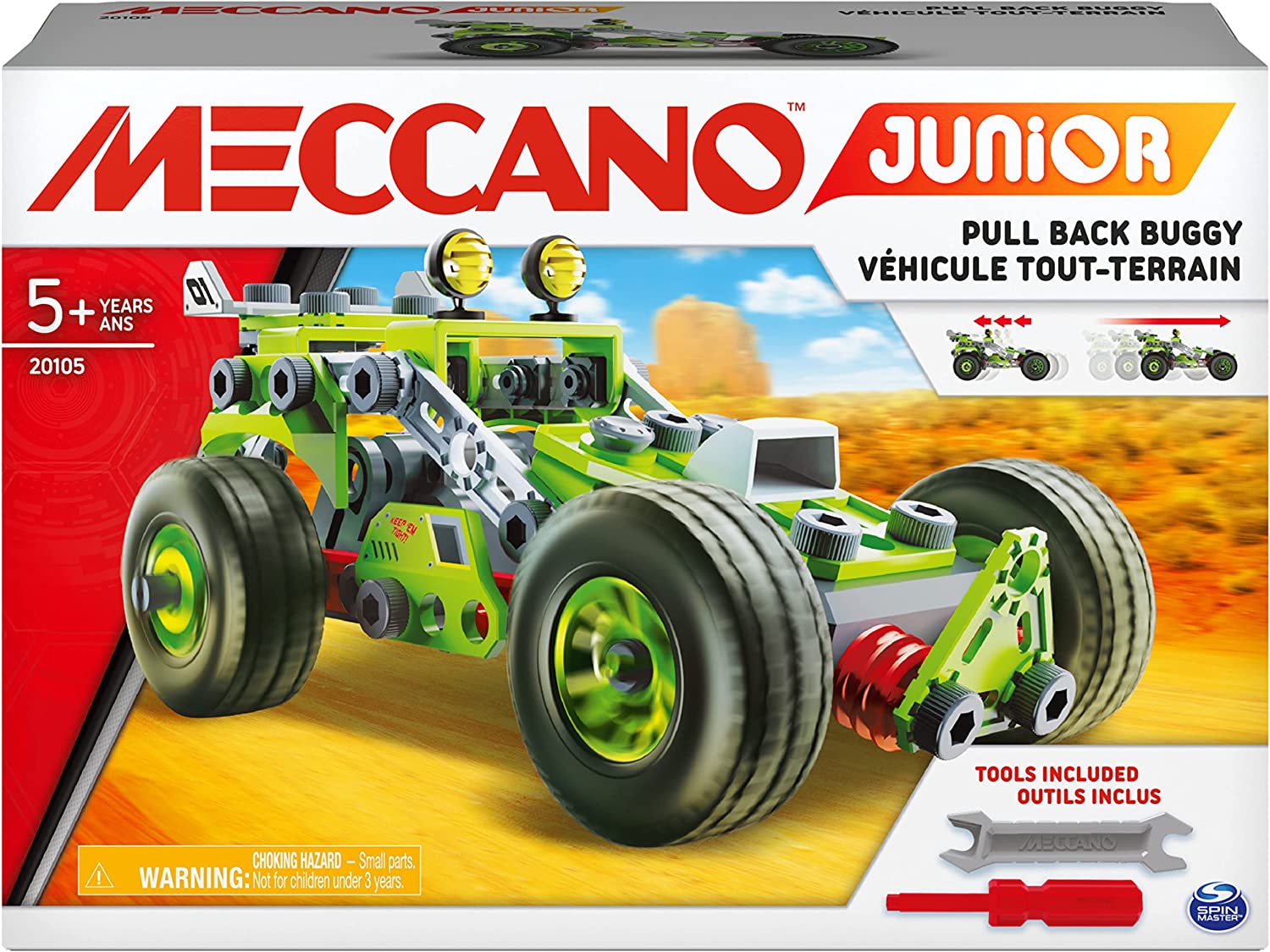 Meccano Junior Pull Back Buggy - West Side Kids Inc