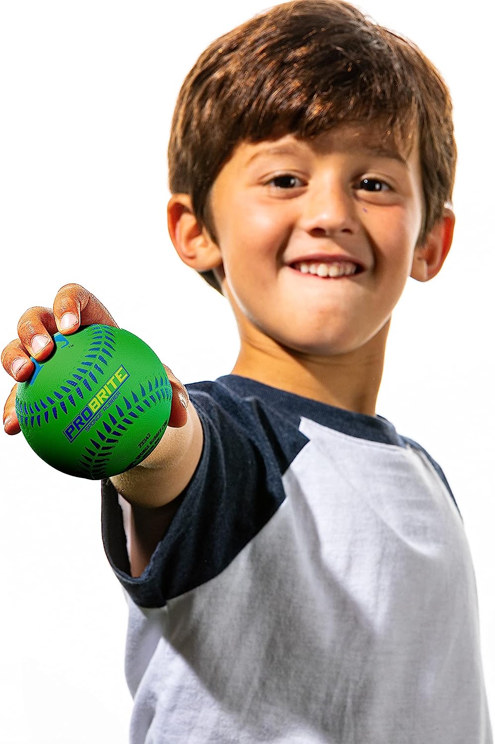 MLB NEON RUBBER TEEBALL ASST