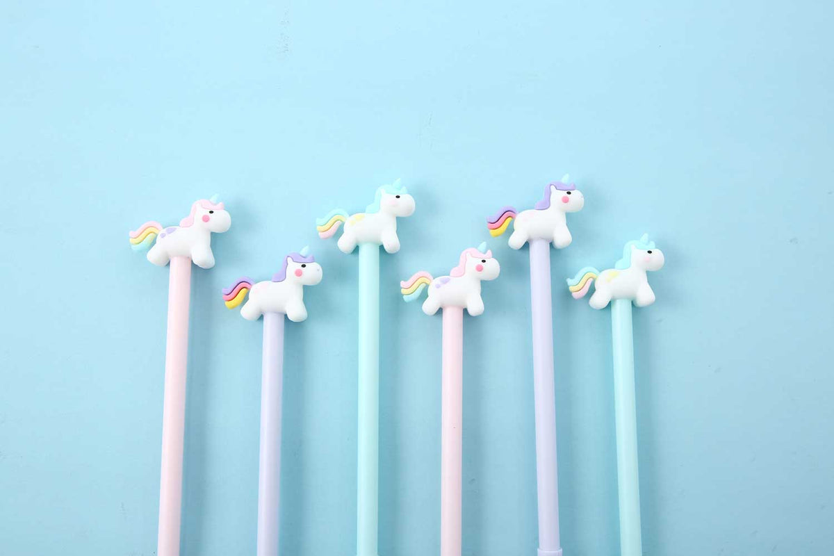 Unicorn Rainbow Tail Gel Pen (Box of 36)