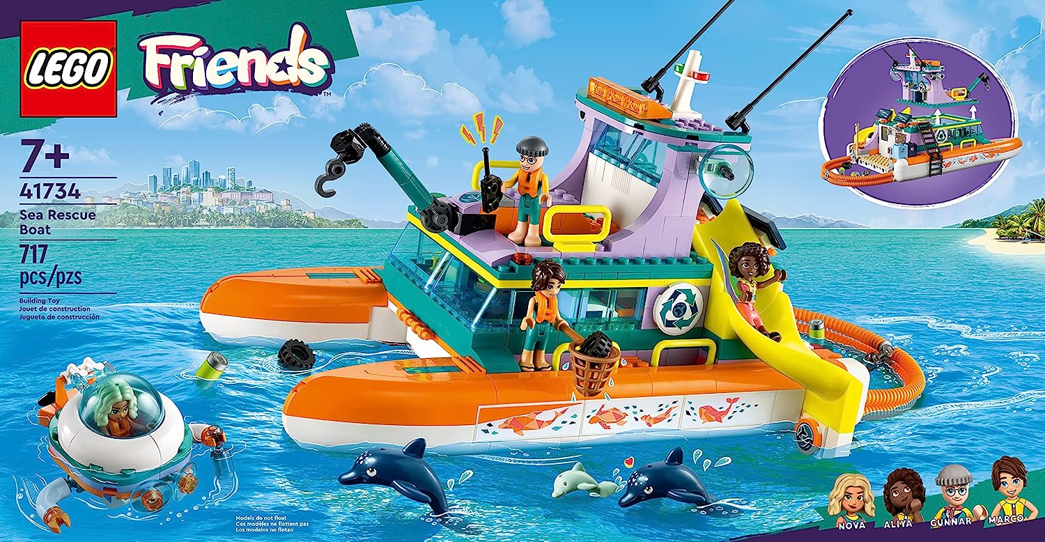 Lego 41734 Sea Rescue Boat West Side Kids Inc