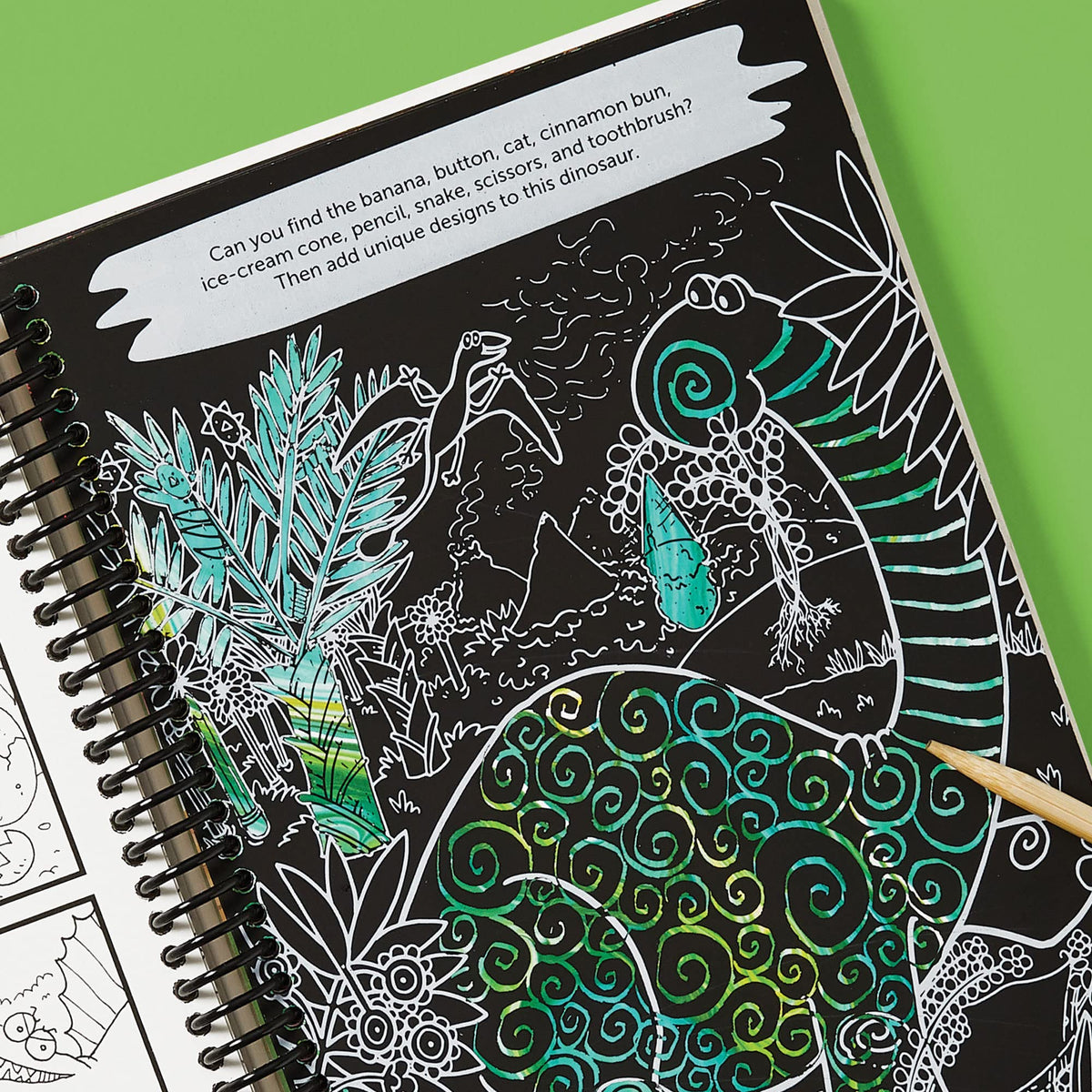 Highlights Scratch-Off Hidden Pictures: Dinosaur Puzzles