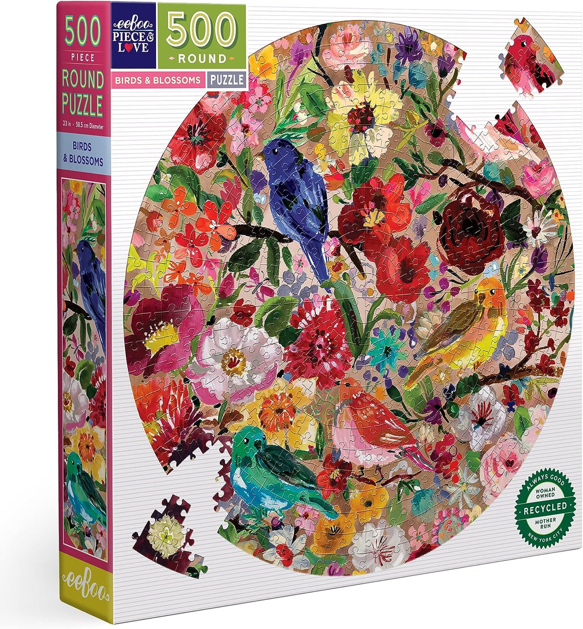 Orchards &amp; Blossoms 500 Round Puzzle