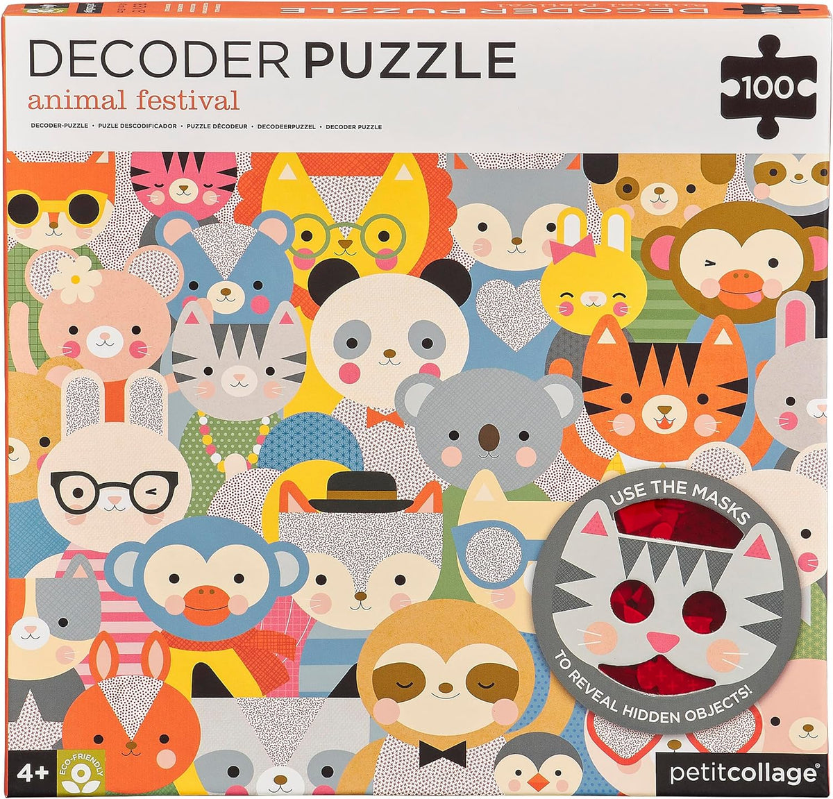 100 Piece Decoder Puzzle - Animal Festivals
