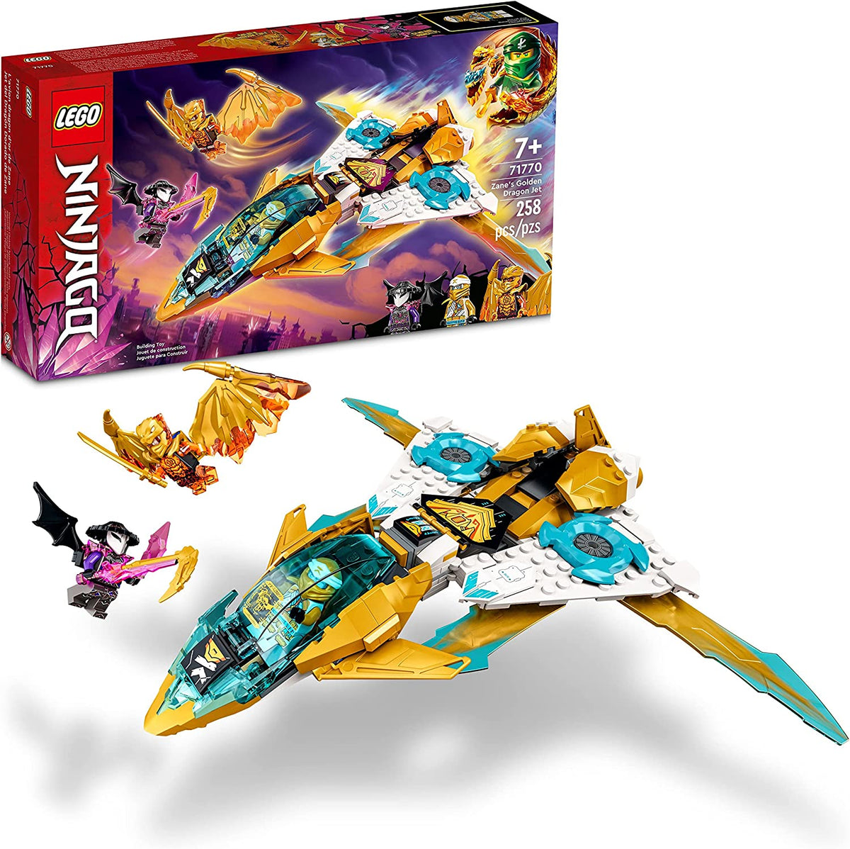 NINJAGO 71770: Zane’s Golden Dragon Jet