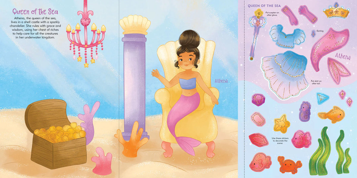 Sticker Doll Dress-Up: Mermaids
