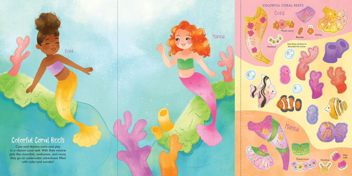 Sticker Doll Dress-Up: Mermaids