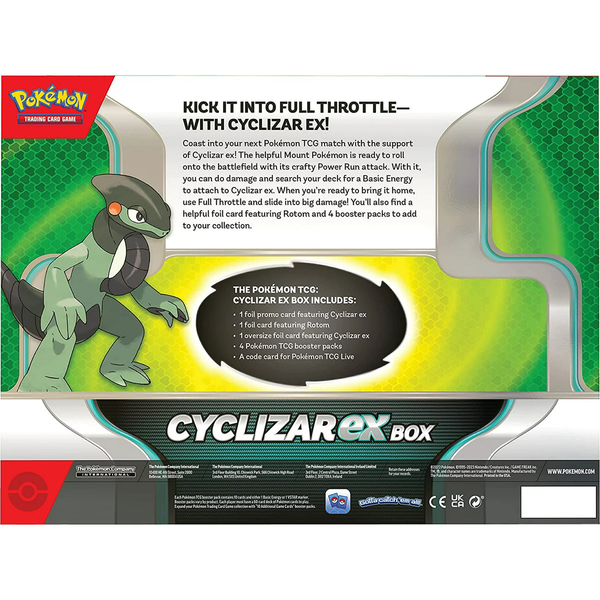 Pokemon Cyclizar EX Box