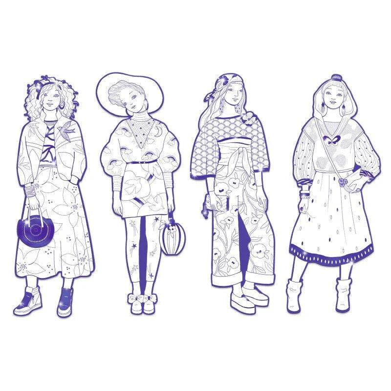 Demoiselle Zaho &amp; Friends Paper Dolls