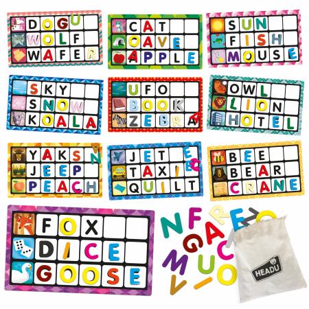 Letters &amp; Words Touch Bingo Montessori