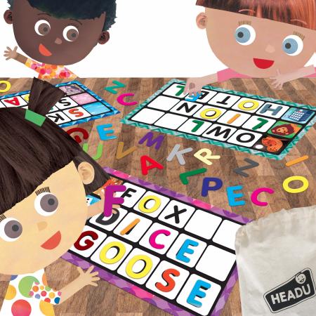 Letters &amp; Words Touch Bingo Montessori