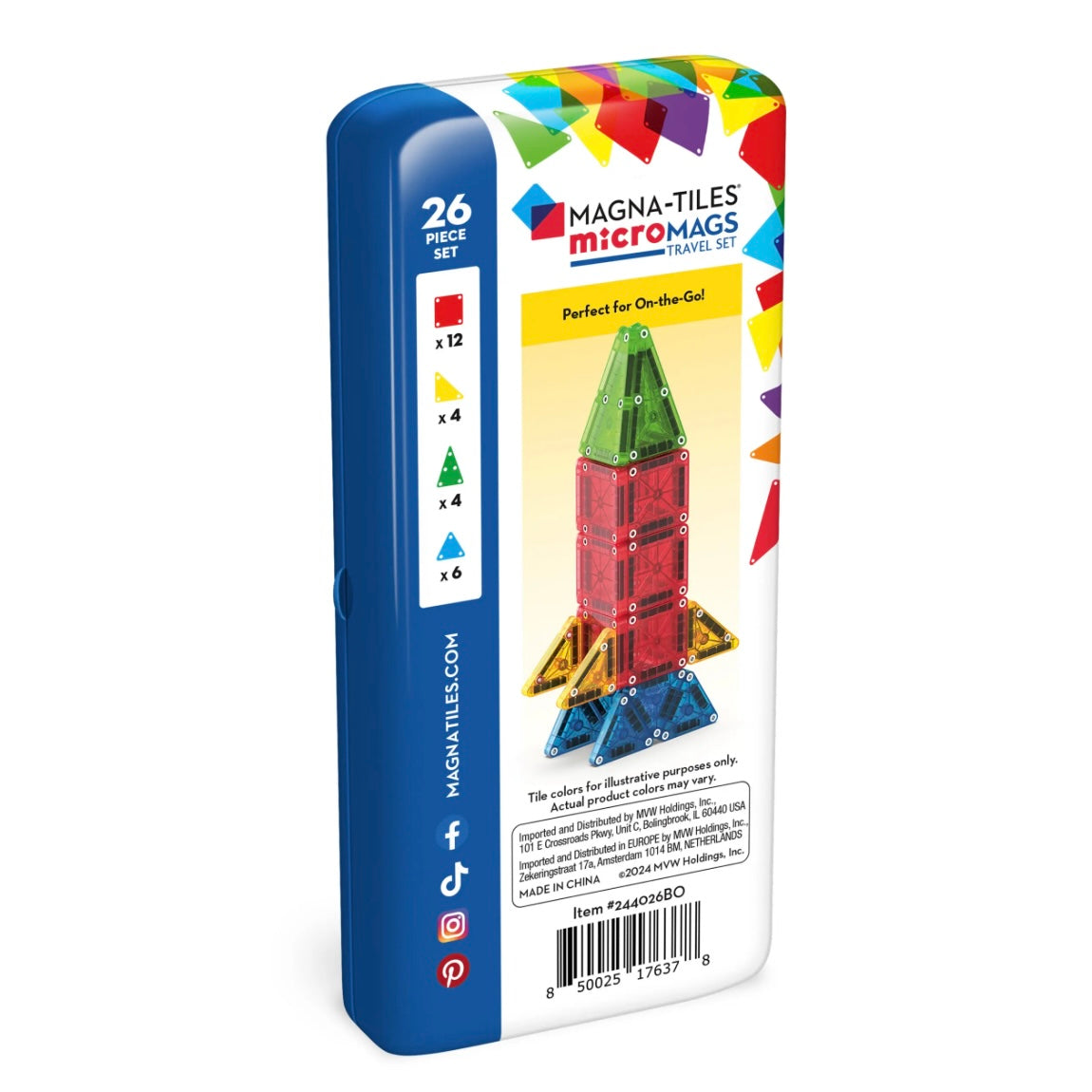 Magna-Tiles Micro Mags Travel Set
