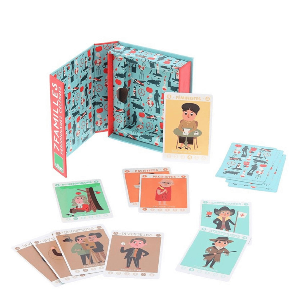 7 Familles Personnages Celebres Card Game