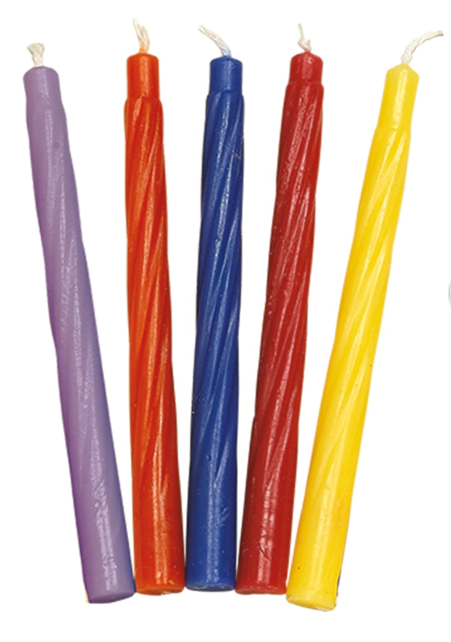 Colorful Chanukah Candles- 44