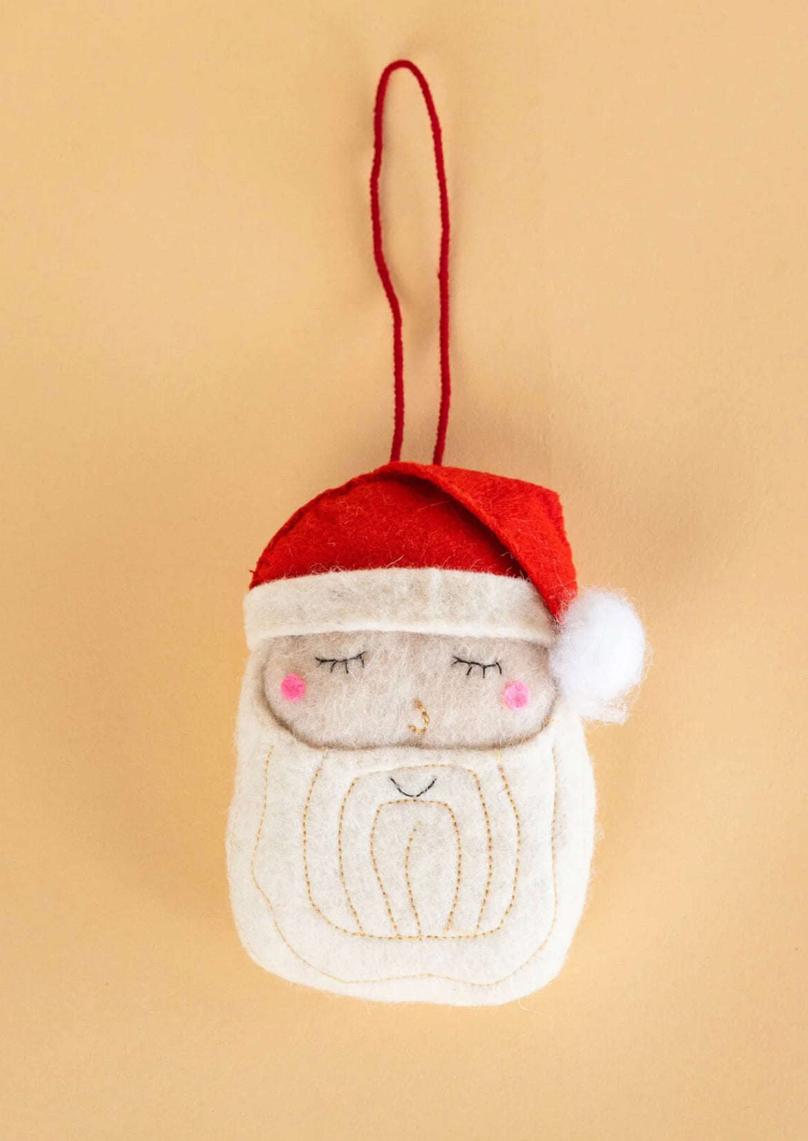 Cocoa Santa Ornaments