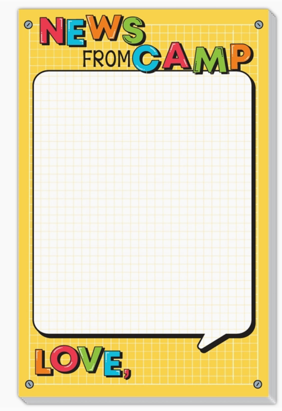 Camp Stationery Pads