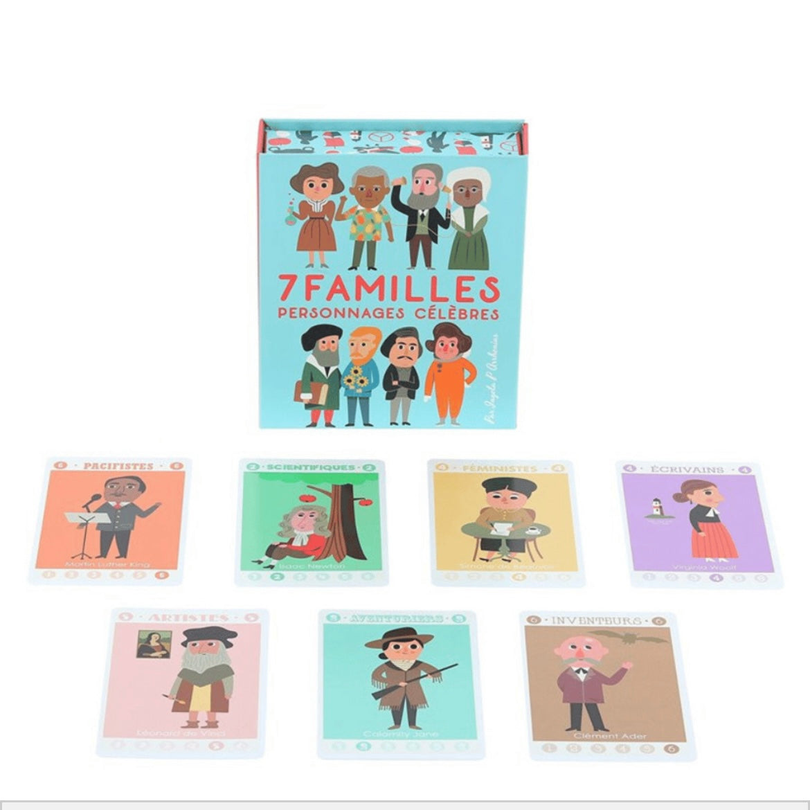7 Familles Personnages Celebres Card Game