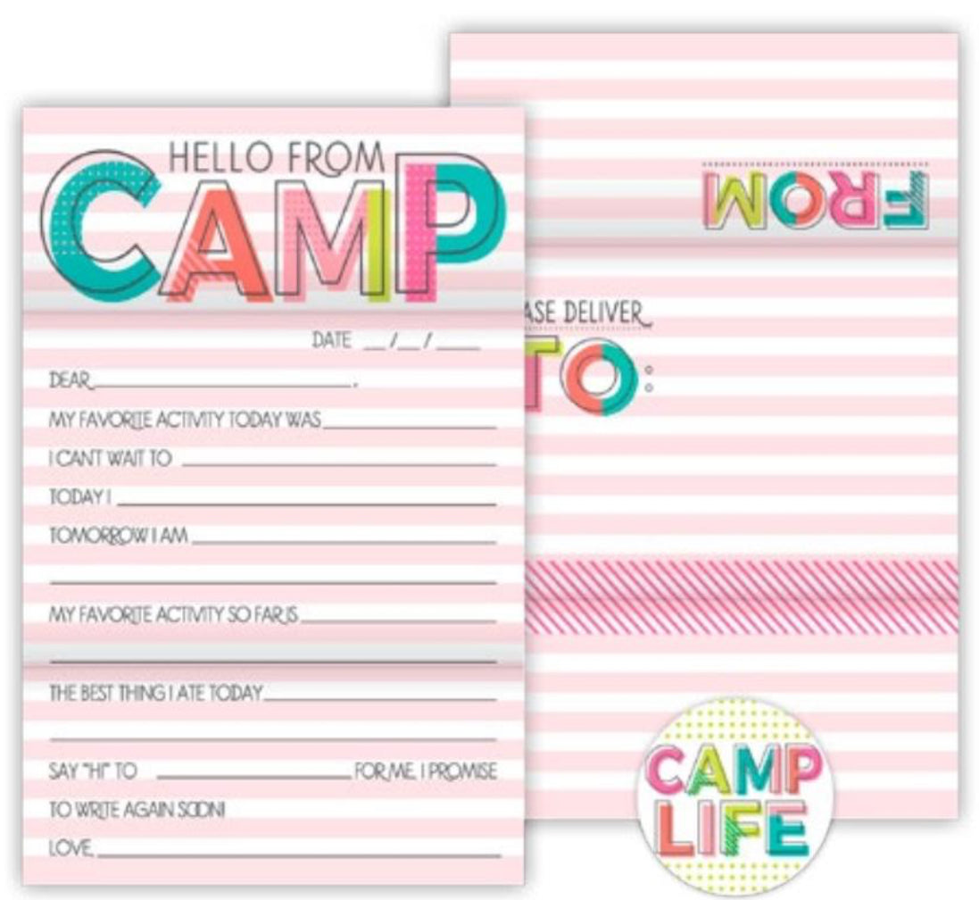 Camp Notecards Fold N&#39; Seal