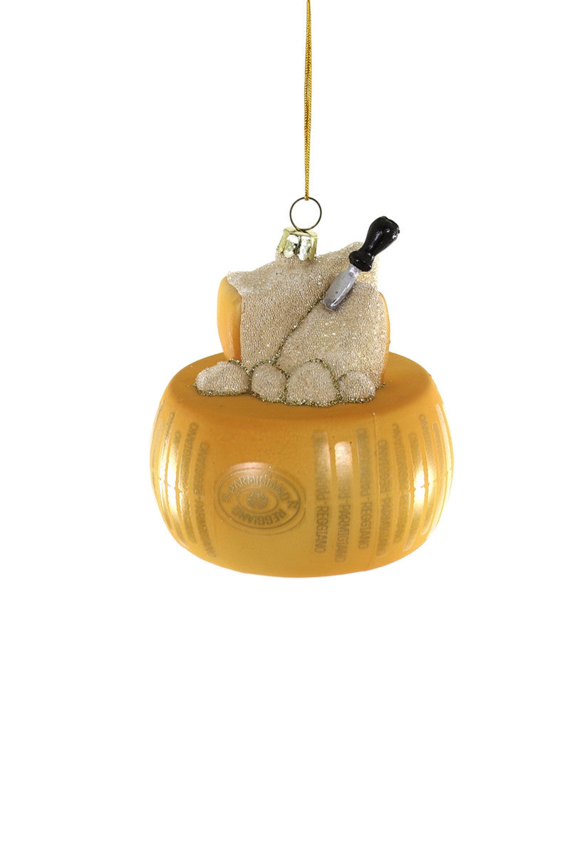 Wheel of Parmigiano Glass Ornament