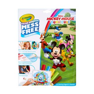 Color Wonder Coloring Pages &amp; Markers: Mickey Mouse Funhouse