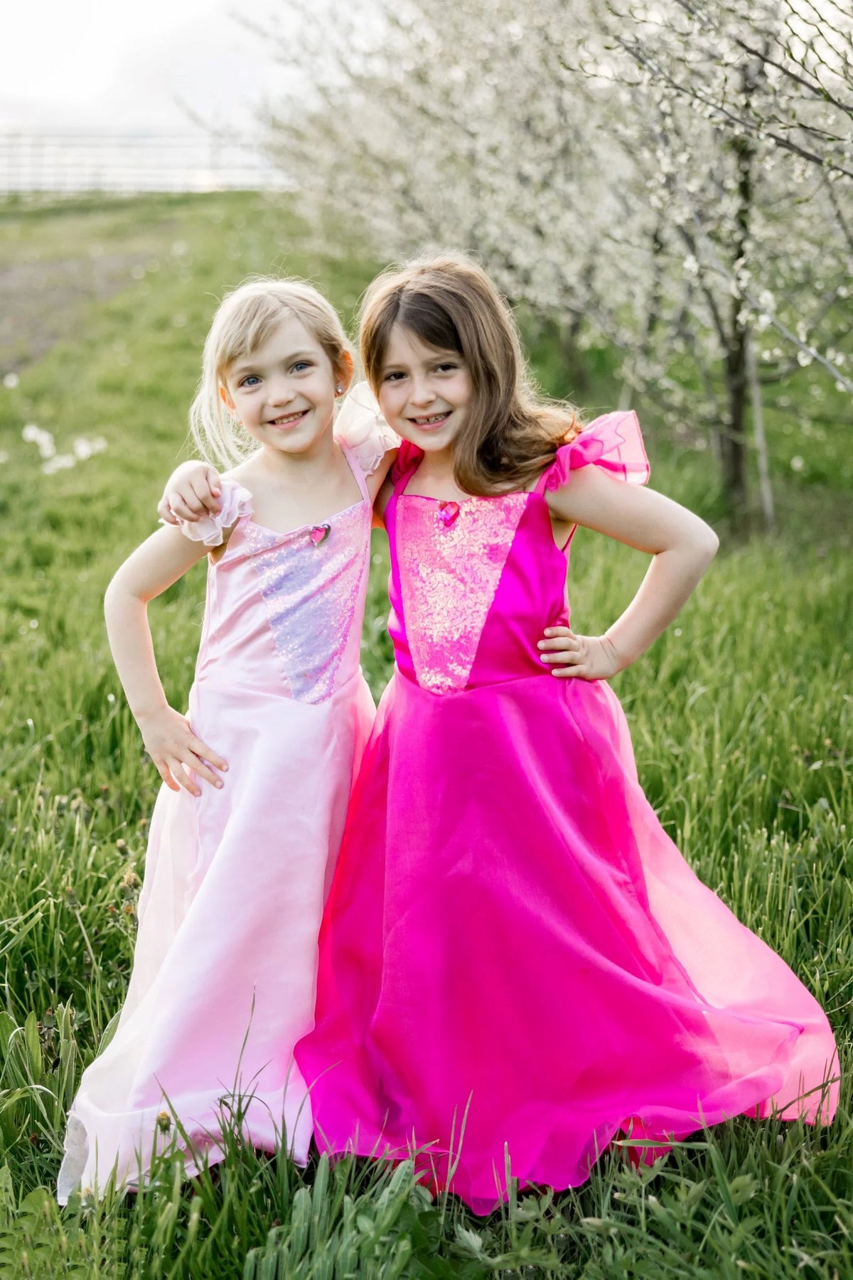 Hot Pink Party Dress 5/6