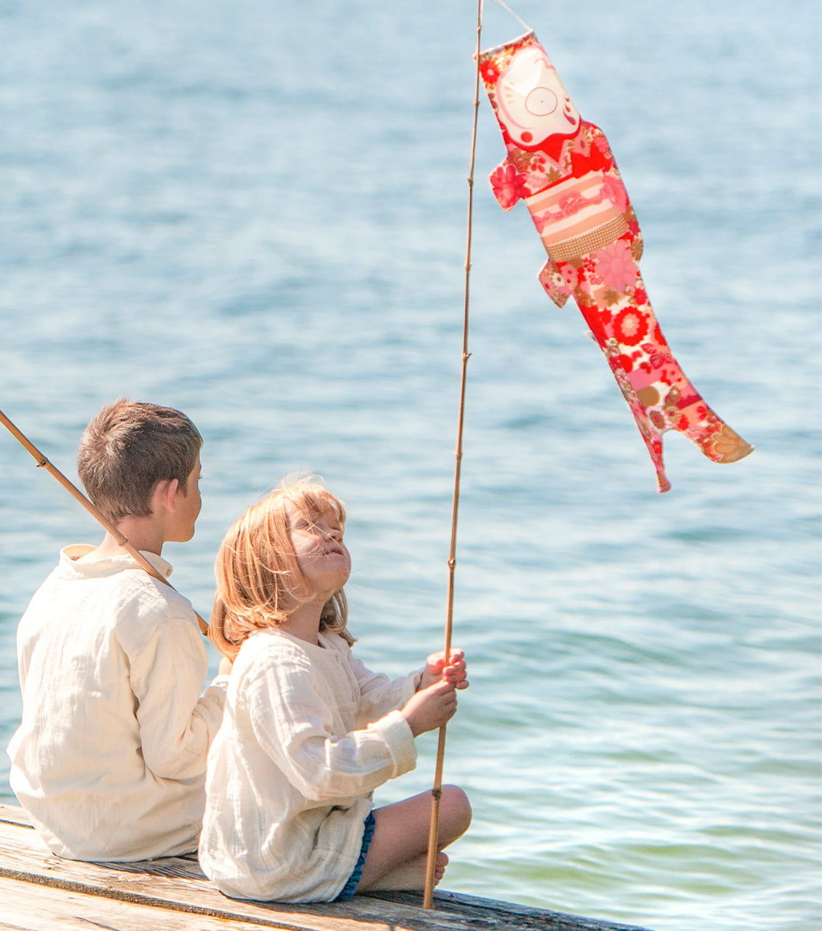 Kimono Girl Koinobori - Koi Wind Sock