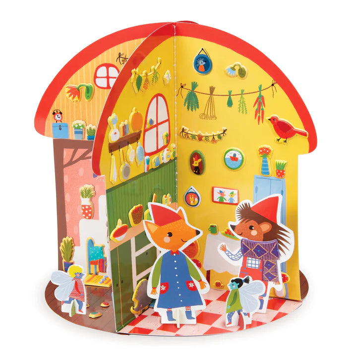 Puffy Sticker 3D Playhouse - Mushroom Cottage