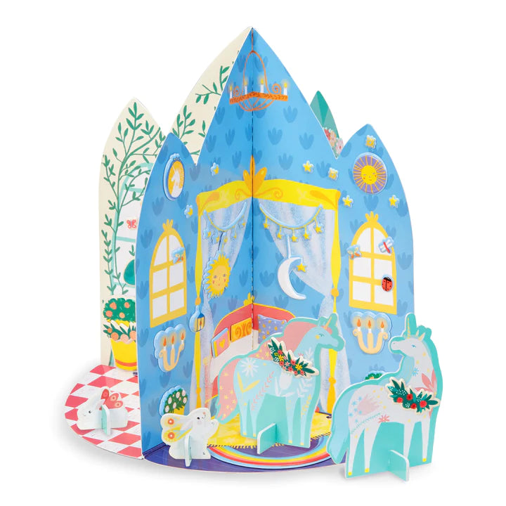 Puffy Sticker 3D Playhouse - Unicorn Palace