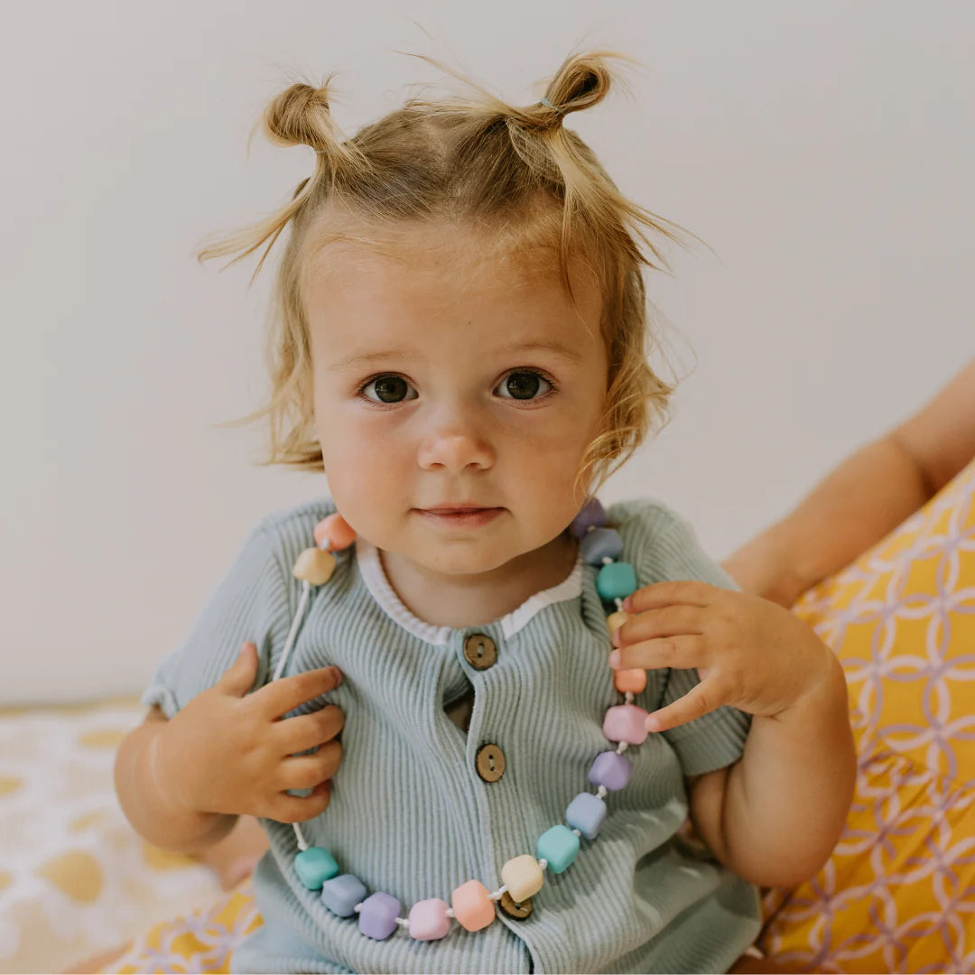 Teether Necklace - Pastel