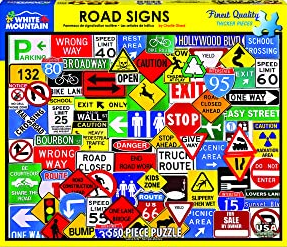 Road Signs 1000 Piece Puzzle