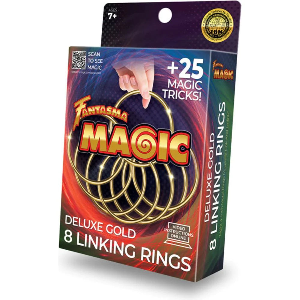 Deluxe Gold 8 Linking Rings