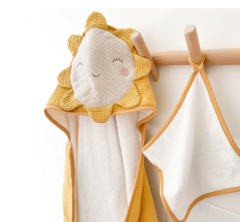 Petit Sun Towel and Washcloth Set