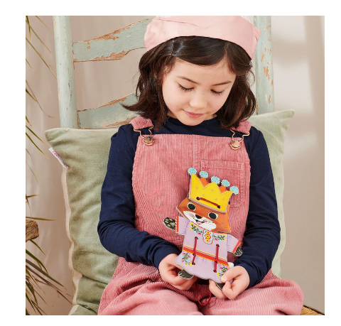 Woodland Friends Dress Up Lacing Cards