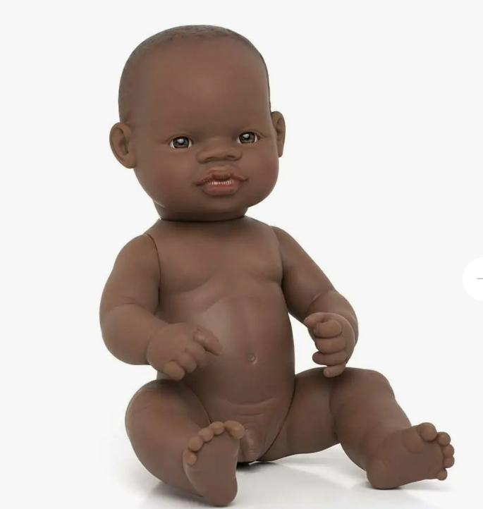Newborn Baby Doll African Boy (32cm 12 5/8)