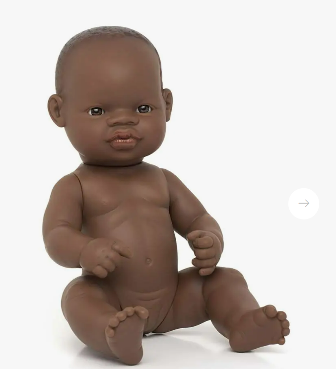 Newborn Baby Doll African Girl (32cm 12 5/8)