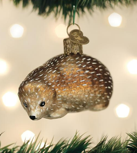 Vintage Hedghog Ornament