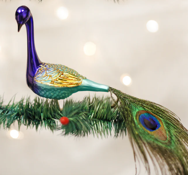 Magnificent Peacock Ornament