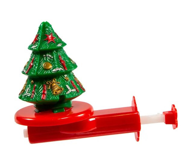 Spinning Santa in Tree