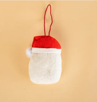 Cocoa Santa Ornaments