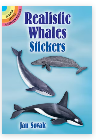 Realistic Whales Stickers