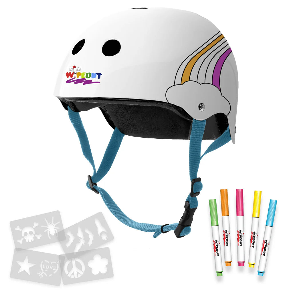 Wipeout Helmet Rainbow Youth M