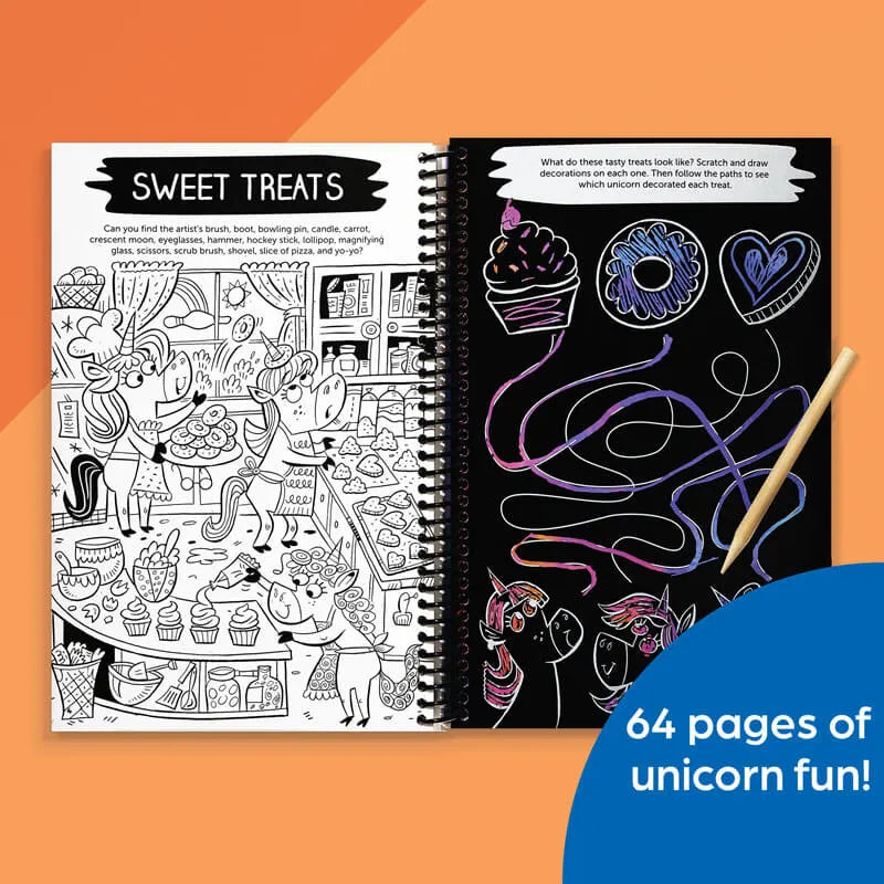Highlights Scratch-Off Hidden Pictures: Unicorn Puzzles