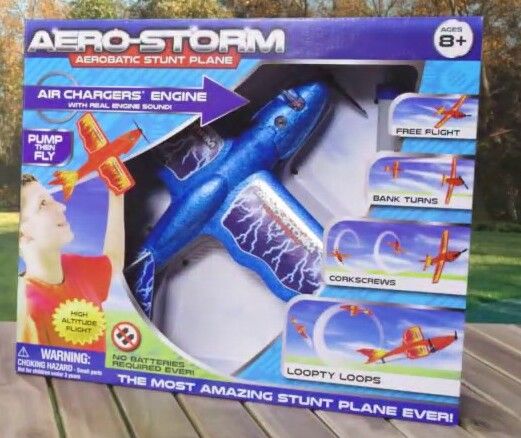 Aero Storm Pneumatic Airplane Blue