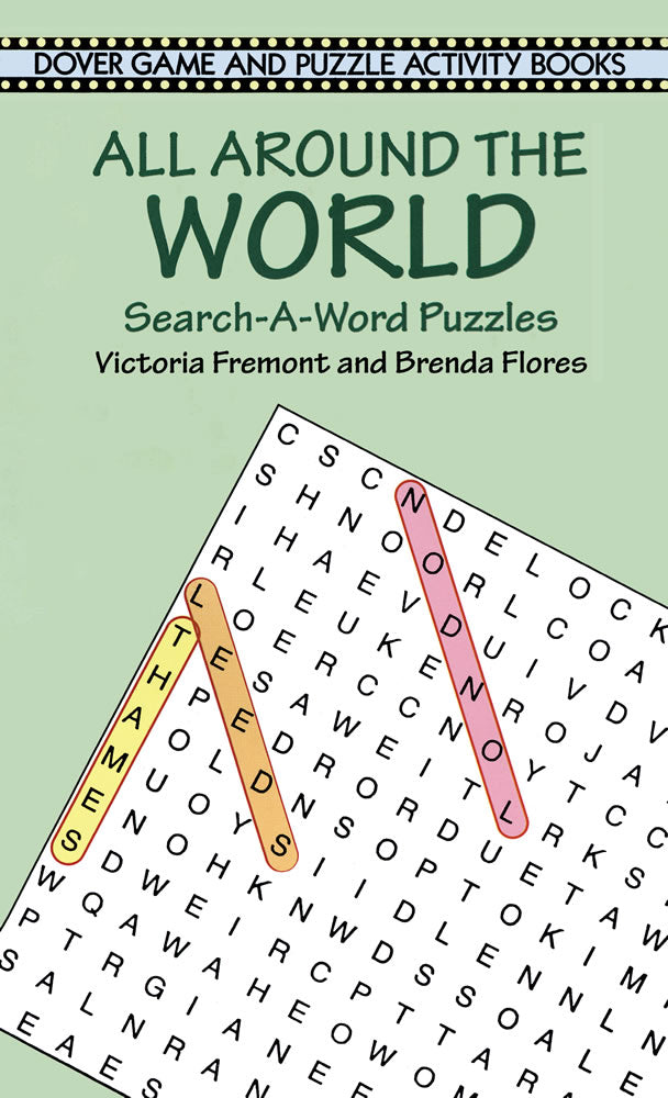 All Around The World Search A Word Puzzles