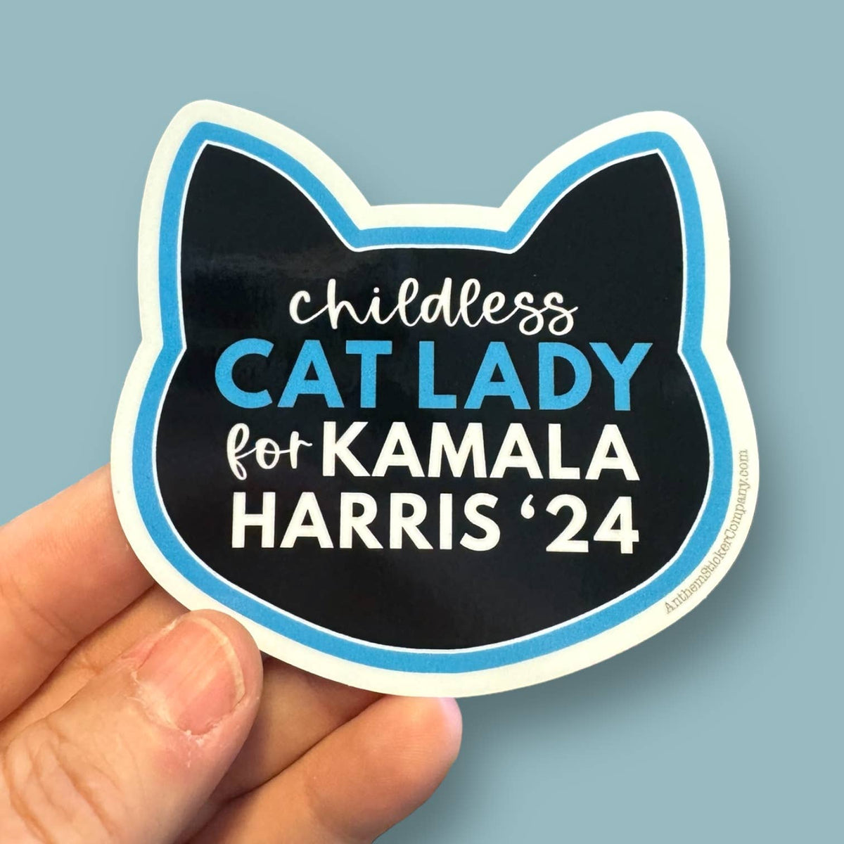 Childless Cat Lady for Kamala Harris &#39;24 Vinyl Sticker