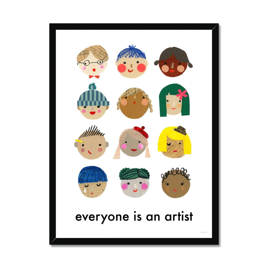 Everyone is an Artist Framed Print - 16x20