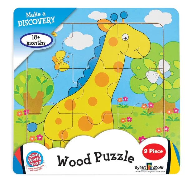 Gerri the Giraffe 9 Pc Wood Puzzle